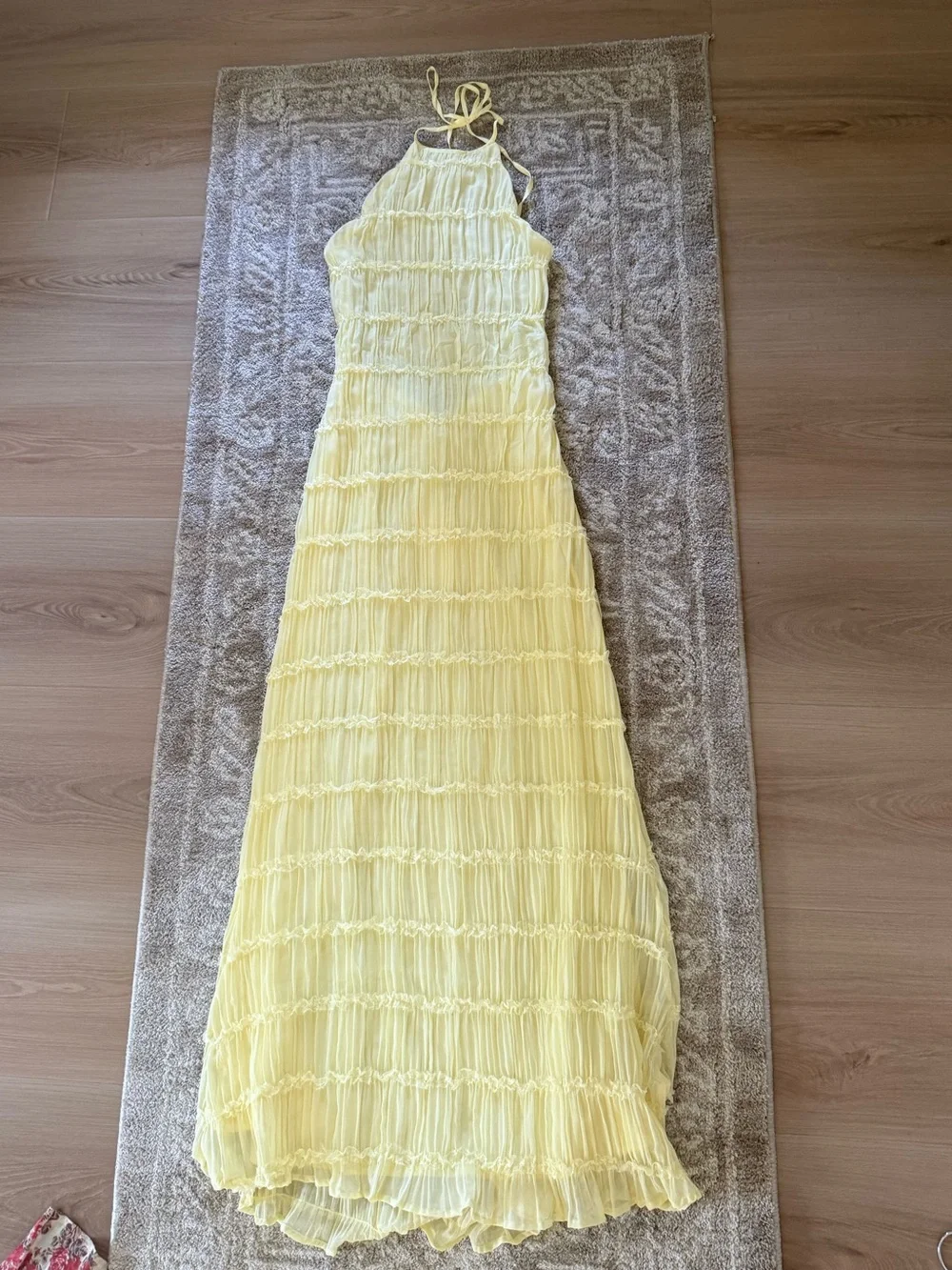 Peppermayo Aullie Maxi Dress- Yellow - Picture 1 of 5
